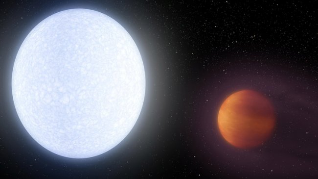 Самая горячая из известных экзопланет расщепляет молекулы водорода - «Новости сети»