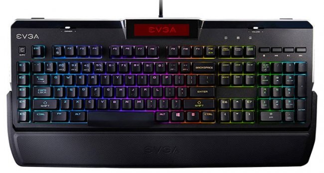 Клавиатура EVGA Z10 RGB снабжена дисплеем и механическими переключателями - «Новости сети»