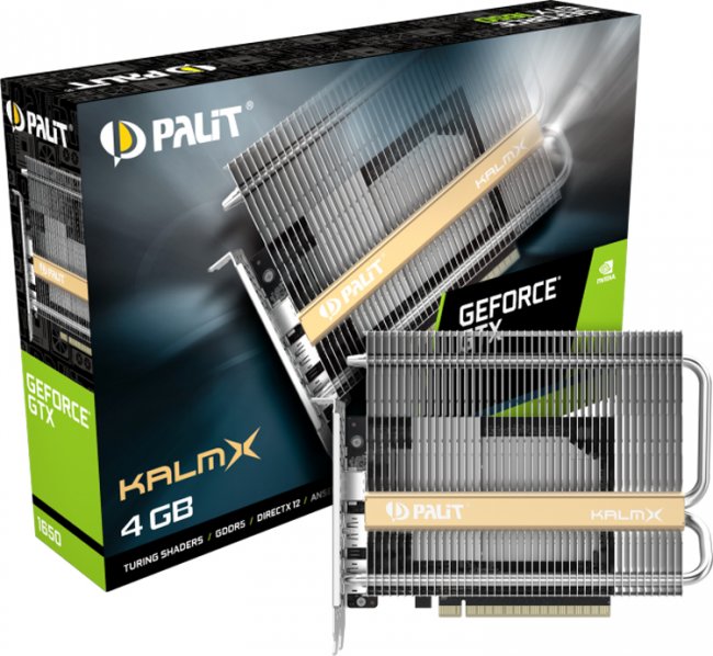 Ускоритель Palit GeForce GTX 1650 KalmX оснащён пассивным охлаждением - «Новости сети»