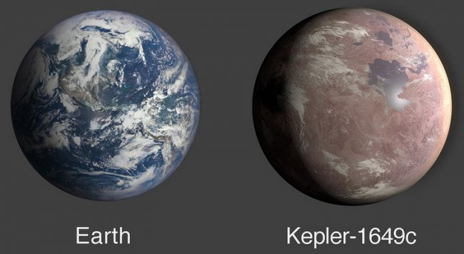 Обнаруженная NASA экзопланета Kepler-1649c очень похожа на Землю - «Новости сети»