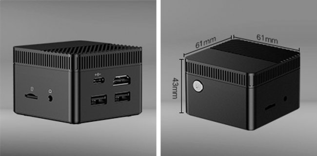 Крошечный компьютер Chuwi LarkBox заключён в корпус объёмом 0,16 литра - «Новости сети»