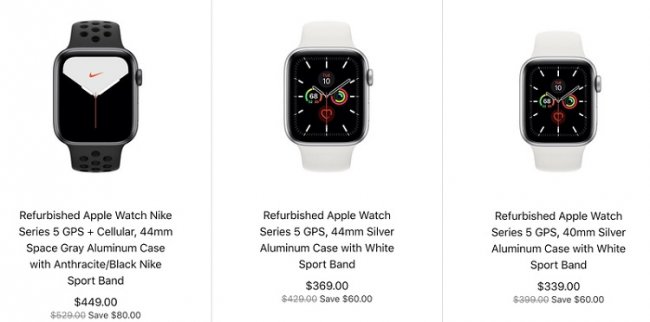 В продажу поступили восстановленные Apple Watch Series 5 - «Новости сети»