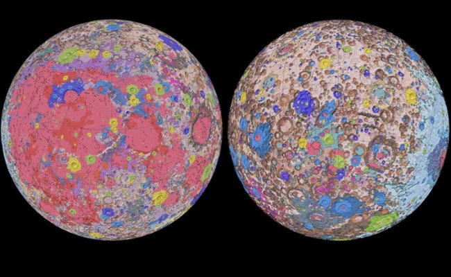 Составлена первая комплексная геологическая карта Луны - «Новости сети»
