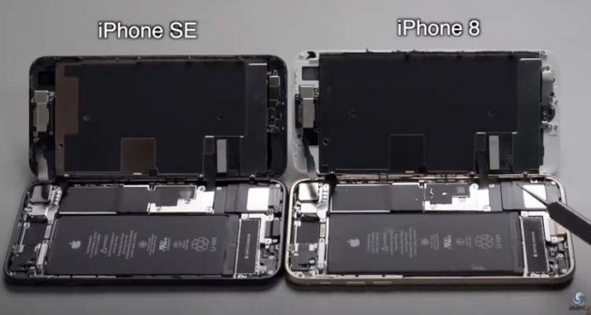 Видео разборки подтвердил сходство обновлённого iPhone SE с iPhone 8 - «Новости сети»