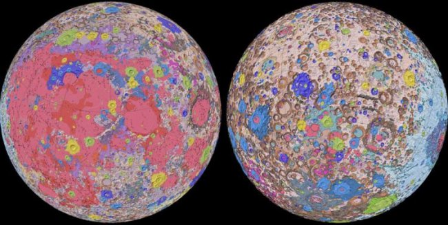 В США создали первую подробную геологическую карту Луны - «Новости сети»