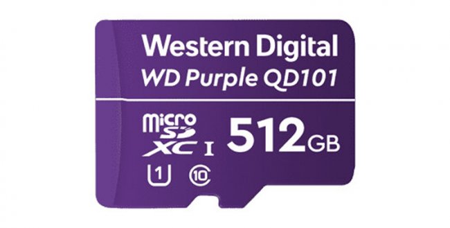 Карты памяти WD Purple QD101 стандарта microSDXC имеют ёмкость до 512 Гбайт - «Новости сети»