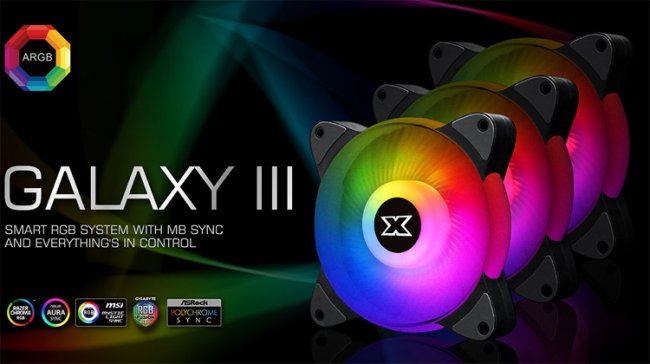 Вентилятор охлаждения Xigmatek Galaxy III Essential получил эффектную подсветку - «Новости сети»