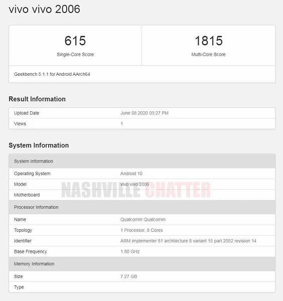 Vivo X60s на базе процессора Snapdragon 765 показался в GeekBench - «Новости сети»