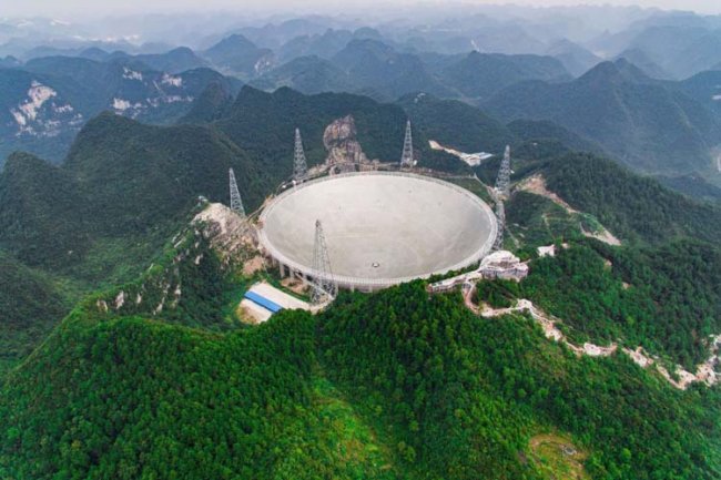 Китай займётся поиском внеземной жизни с помощью гигантского радиотелескопа FAST - «Новости сети»