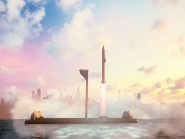 Илон Маск: SpaceX строит огромные плавучие космодромы для ракет сверхтяжёлого класса - «Новости сети»