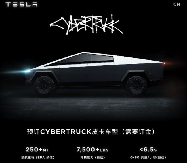 Китайцы теперь тоже могут оформить предварительный заказ на пикап Tesla Cybertruck - «Новости сети»