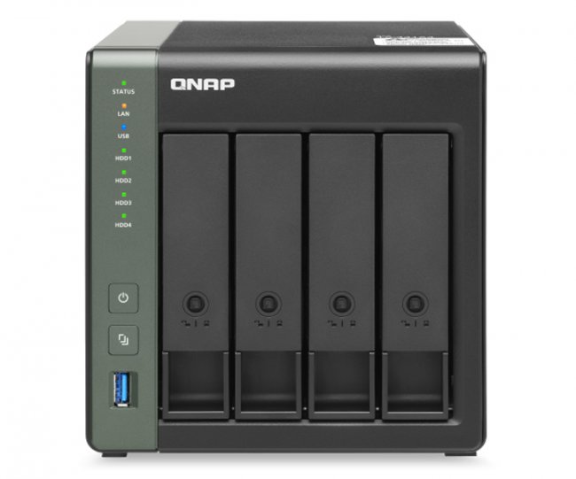 NAS-хранилище QNAP TS-431X3 на четыре накопителя получило порты 10GbE SFP+ и 2.5GbE - «Новости сети»