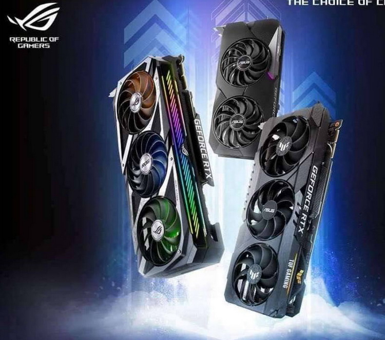 ASUS представила собственные GeForce RTX 30xx в сериях ROG Strix, TUF Gaming и Dual - «Новости сети»