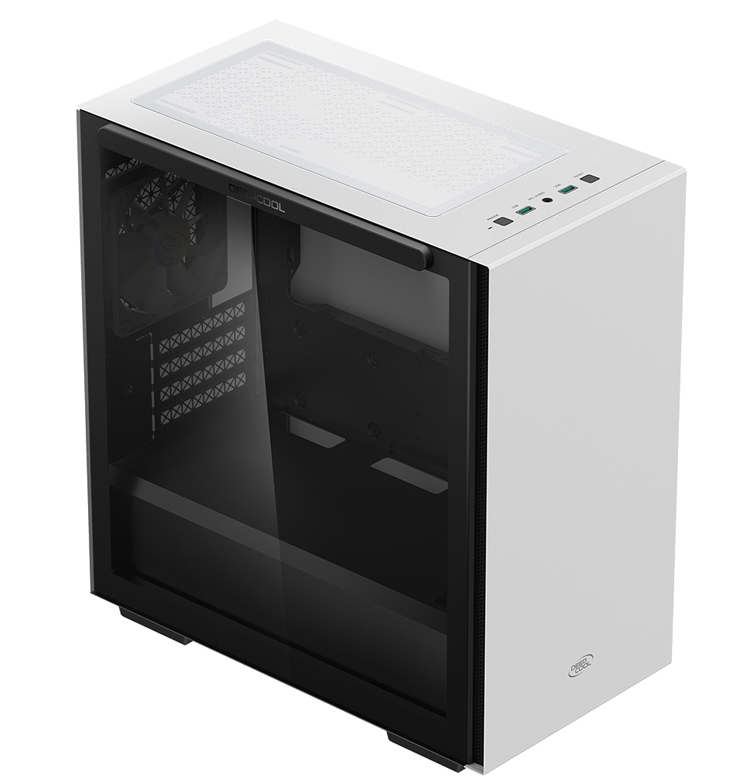 Бело-чёрный корпус Deepcool Macube 110 WH выполнен в минималистском стиле - «Новости сети»