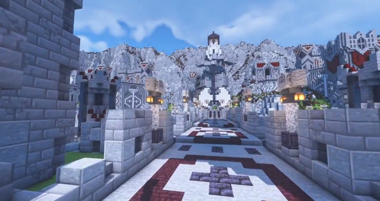 «Твой мир чертовски крут»: энтузиаст создал в Minecraft величественный фэнтезийный город дворфов - «Новости сети»