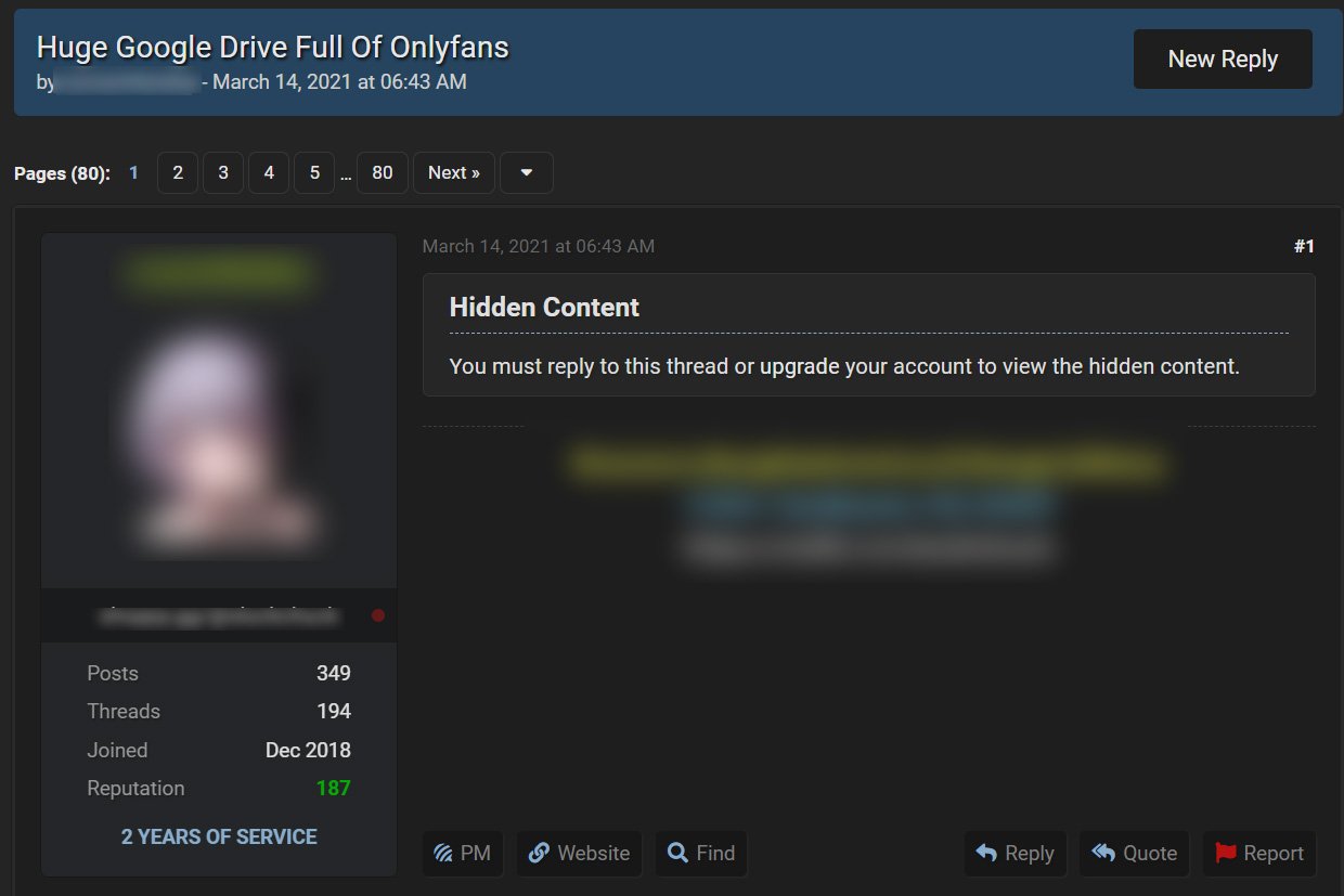 Forum onlyfans leak Onlyfans Leak