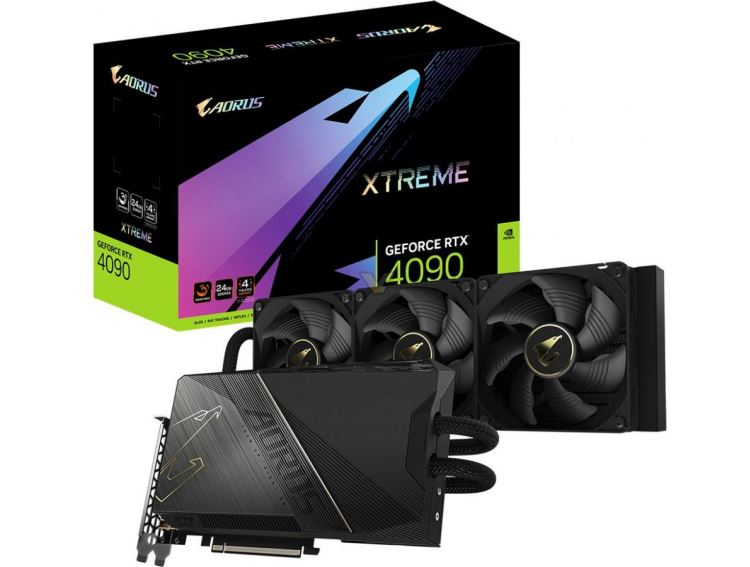 Gigabyte представила GeForce RTX 4090 Aorus Xtreme Waterforce — видеокарту с 360-мм радиатором СЖО - «Новости сети»