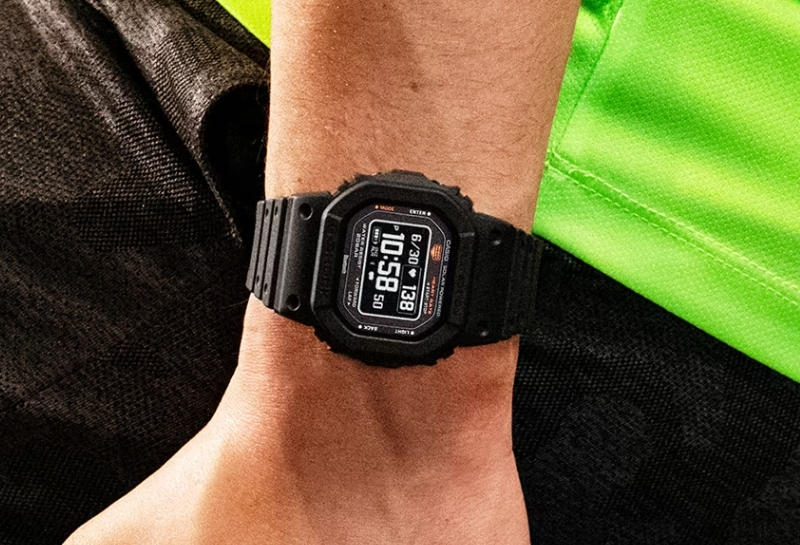 Casio представила смарт-часы G-Shock G-SQUAD DW-H5600 с корпусом из биопластика - «Новости сети»