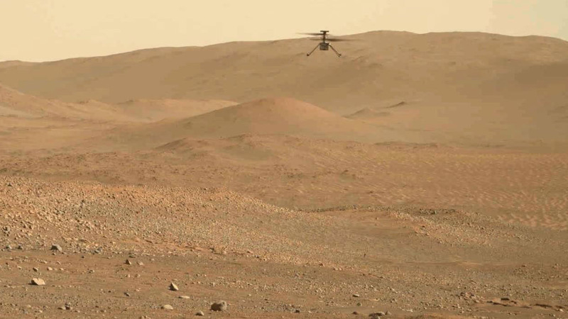 Марсоход Perseverance заснял 54-й полёт марсианского вертолёта Ingenuity - «Новости сети»