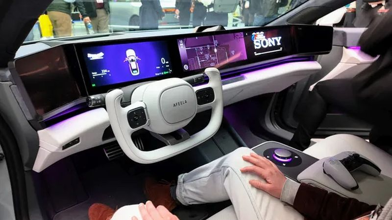 Sony позволила журналистам поиграть внутри прототипа электромобиля Afeela - «Новости сети»