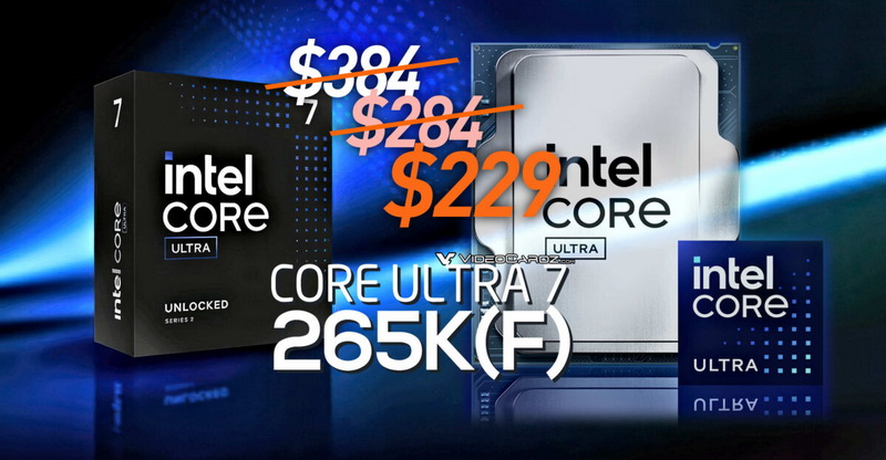 Розничная цена Core Ultra 7 265KF упала до $230 — процессор уценили на 40 % - «Новости сети»