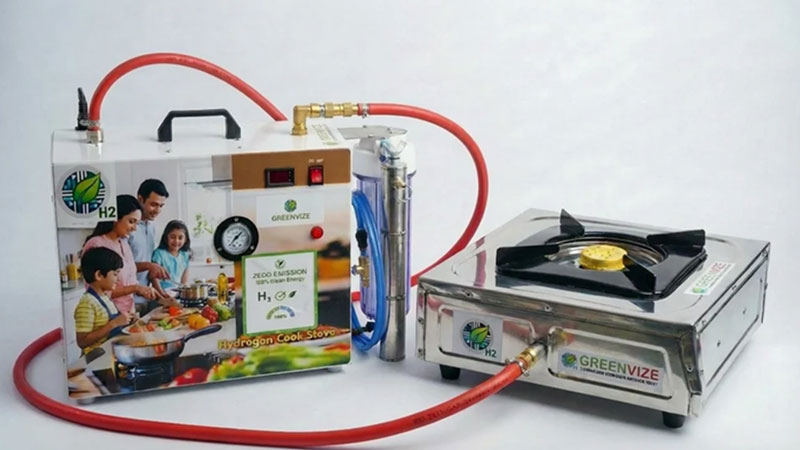 В Индии создали бытовую газовую плиту на водороде — она заправляется чистой водой - «Новости сети»