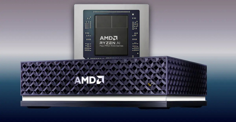 $7300 за литр ИИ-мощностей: стартовали продажи мини-ПК AMD Ryzen AI Halo на чипе Ryzen AI Max+ Pro 495 - «Новости сети»